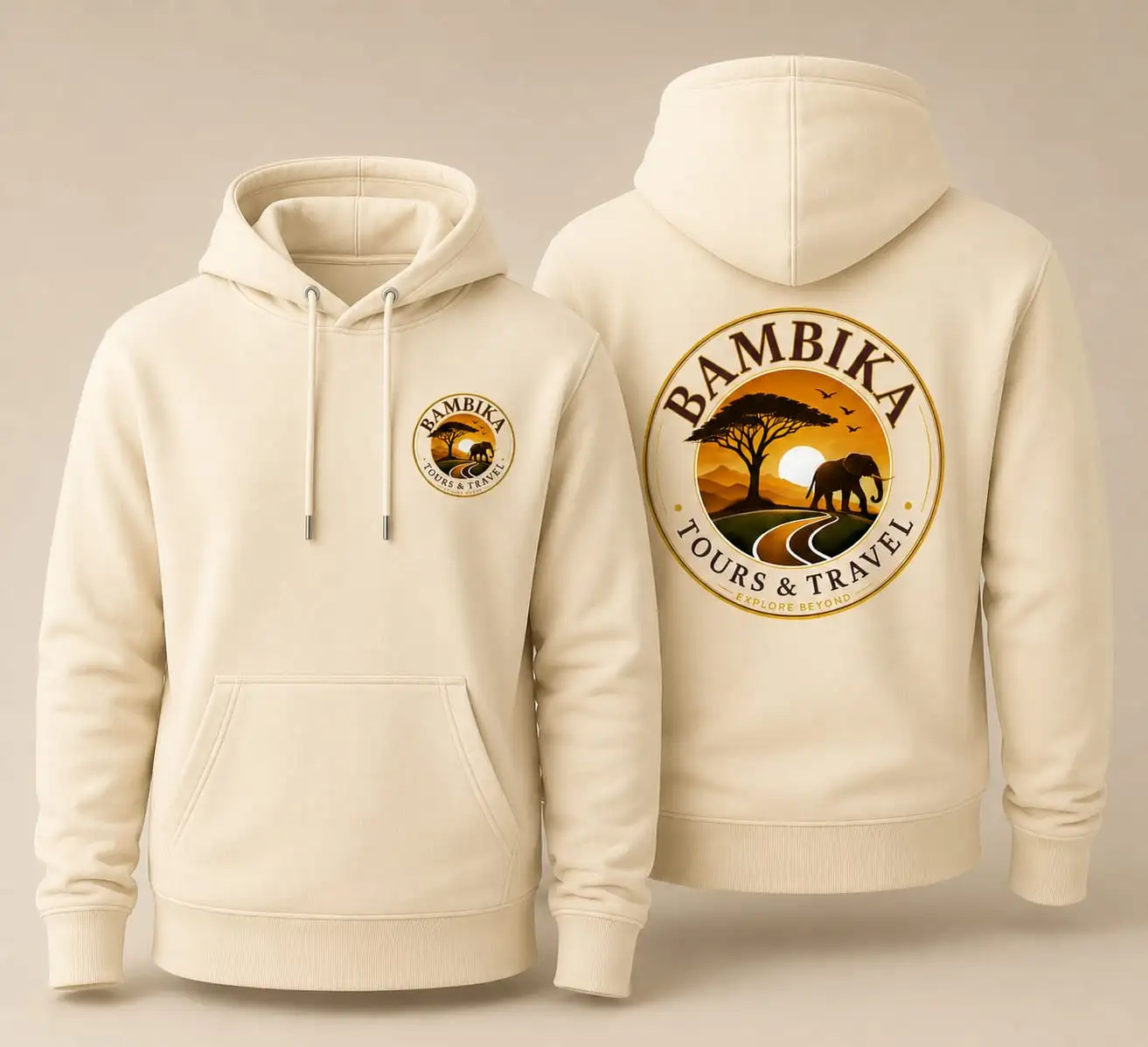  Cream Hoodie